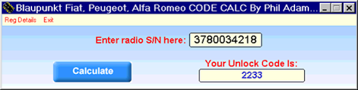 fiat punto blaupunkt radio code calculator fiat punto blaupunkt radio code calculator